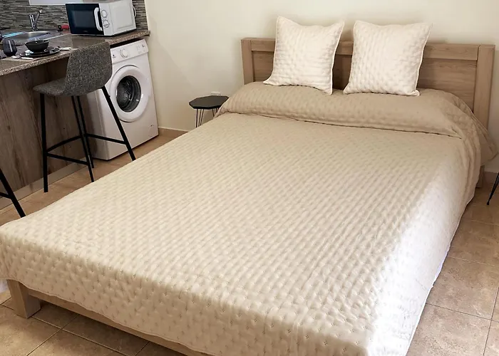 公寓 Danaos Seaside 101 With Pool In Tourist Area